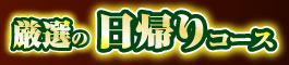 ロイヤル観光厳選の日帰りコース